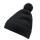 Falke Knitted Hat (Pom Pom) Unisex - Cashmere, Pom Pom - black - 1 piece